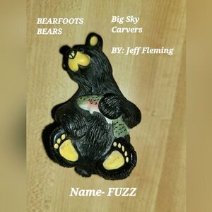 Big Sky Carvers Bearfoots Jeff Flemming Sculpture (HO5)